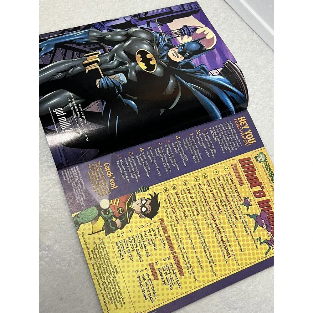 Adventures with the DC Super Heroes Milk Mustache Super Heroes 2000 Comics